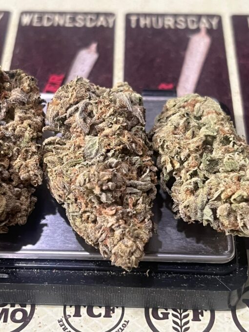 BLUE CANDY GELATO 7GRAMS QUARTER 28%THC SALE - Image 2