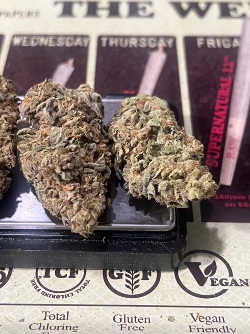 BLUE CANDY GELATO 7GRAMS QUARTER 28%THC SALE - Image 3