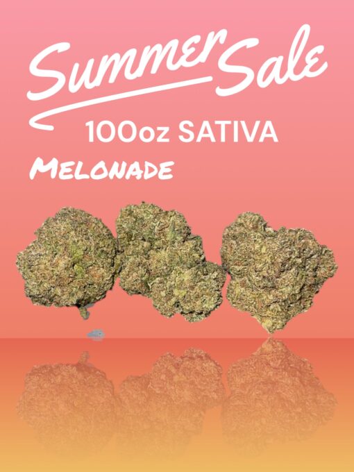 MELONADE28gOZ ON SALE $100SATIVA🔥🔥26%THC