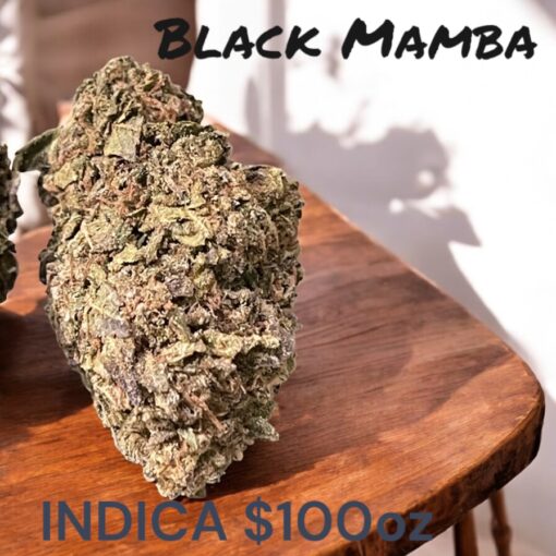 BLACK MAMBA 28g OZ INDICA $100 26%THC - Image 2