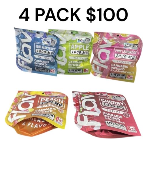 FLAV 1000MG LIVE RESIN CANNABIS INFUSED RINGS ONLY 4PACKS$100 🔥🏝️LABOR DAY SALE🏝️🔥 - Image 3