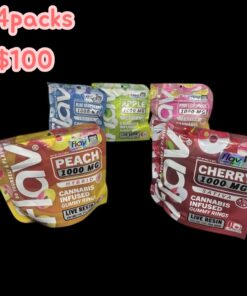 FLAV 1000MG LIVE RESIN CANNABIS INFUSED RINGS ONLY 4PACKS$100 🔥🏝️LABOR DAY SALE🏝️🔥