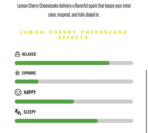 LEMON CHERRY CHEESECAKE 3.5G HYBRID MUNCHiES 🔥🔥 - Image 2
