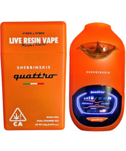 SHERBINSKIS 2GRAM QUATTRO NEW DEVICE LIVE RESIN DISPOSABLE 🔥🔥HOT ITEM🔥🔥